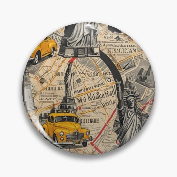 Item preview, Vintage Empire State Pattern designed and sold by Trend-Labs.