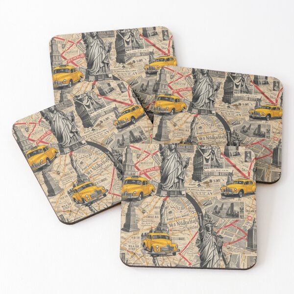 Item preview, Vintage Empire State Pattern designed and sold by Trend-Labs.