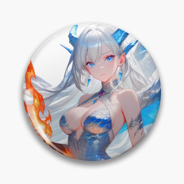 Item preview, Ice & Flame – The Elemental Queen designed and sold by LunattaStore.