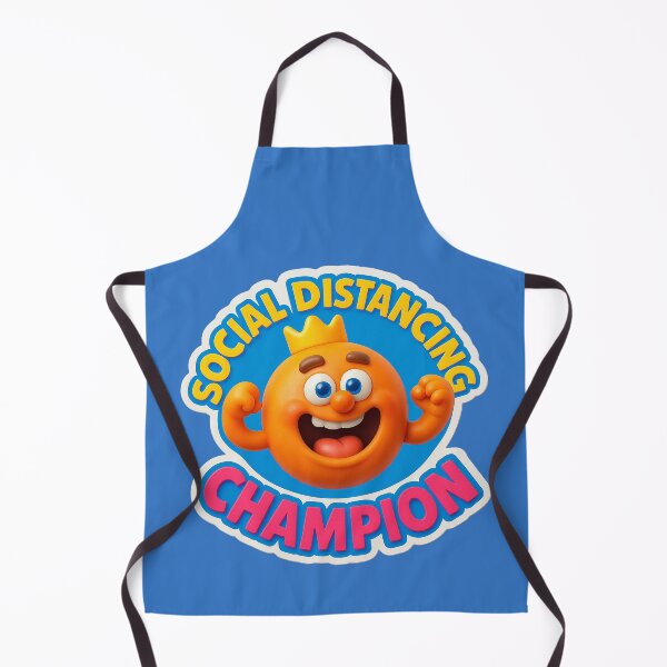 Item preview, Social Distancing Champion - Humorous cartoon design designed and sold by Girih.