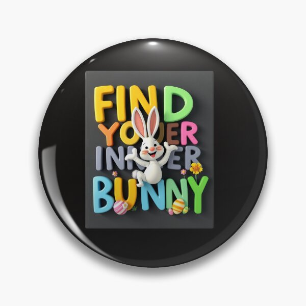 Item preview, FIND YOUR INNER BUNNY: Cute and Motivational T-Shirt Design designed and sold by Mikel-empire.