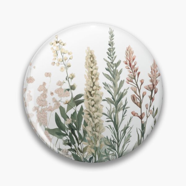 Item preview, Vintage Wildflowers Botanical Watercolor – Cottagecore Nature Shirt designed and sold by AchaRat.