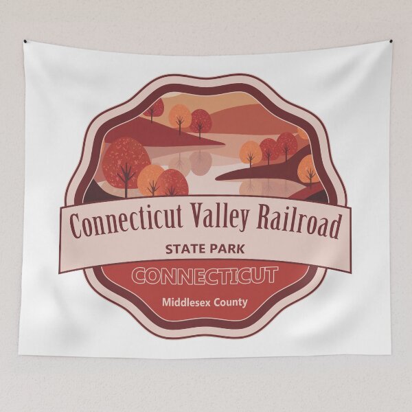 Item preview, Connecticut Valley Railroad State Park Middlesex County Connecticut designed and sold by Wanderful-roads.