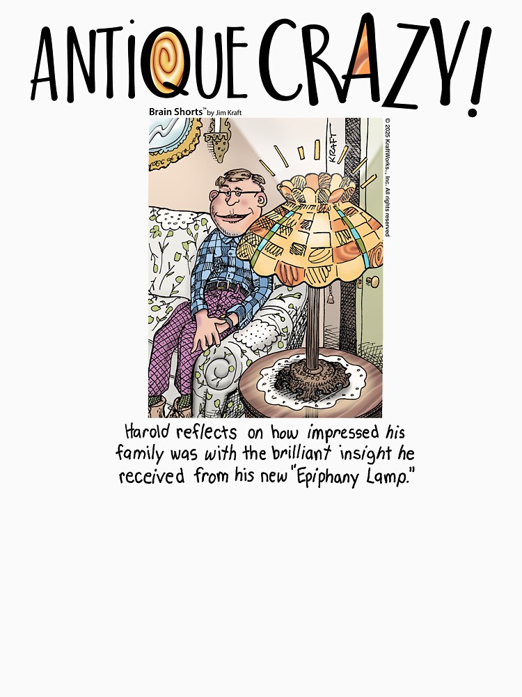 Thumbnail 7 of 7, Classic T-Shirt, Antique Crazy Antique Shopper designed and sold by jimkraft777.