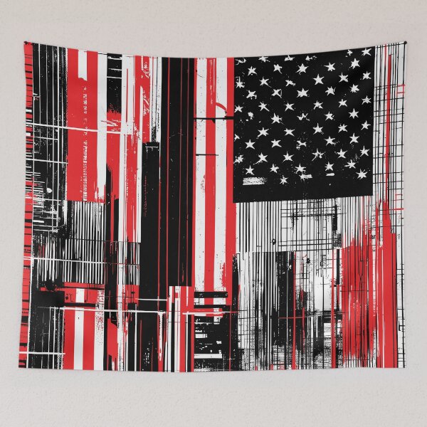 Item preview, Genesis Noir / Grunge Flag designed and sold by StudioDestruct.