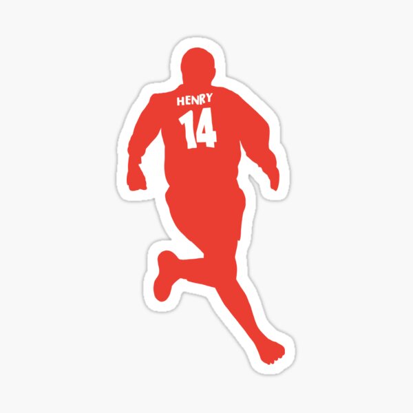 Item preview, Thierry Henry Silhouette Illustration designed and sold by samanthagarrett.