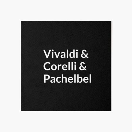 Aperçu de l'œuvre Compositeurs baroques - Vivaldi, Corelli, Pachelbel créée et vendue par Inspirationmotivation.