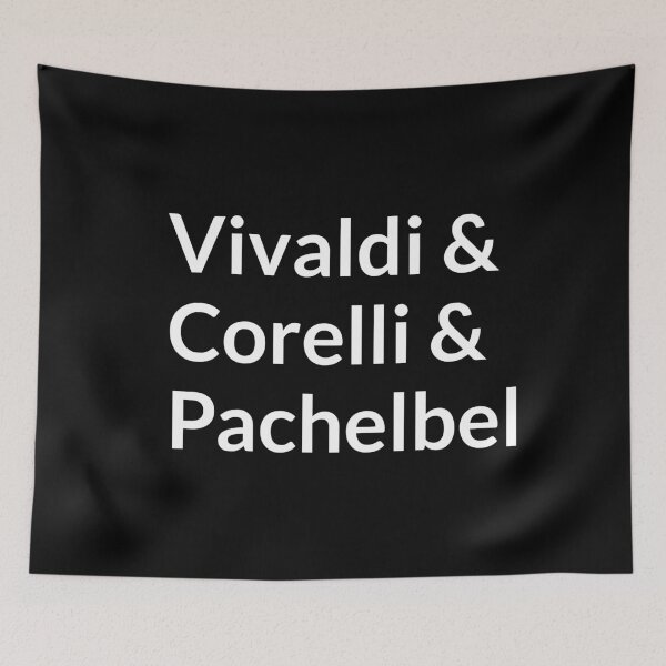 Item preview, Baroque composers - Vivaldi, Corelli, Pachelbel designed and sold by Inspirationmotivation.