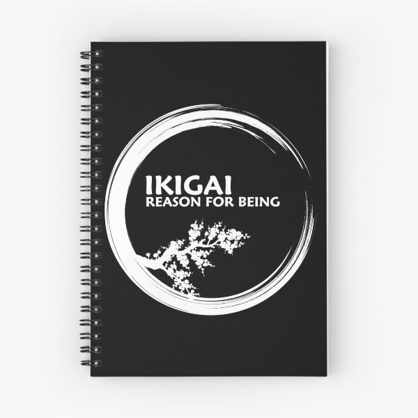 Item preview, IKIGAI reason for being - japanese design in white designed and sold by ZenNature.