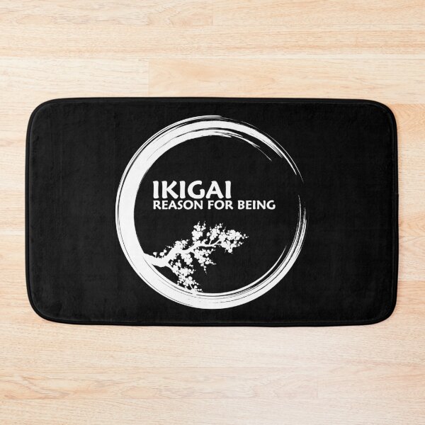 Item preview, IKIGAI reason for being - japanese design in white designed and sold by ZenNature.