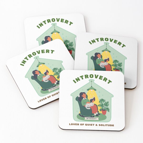Item preview, Introvert Lover of Quiet and Solitude – Cozy Cat Reading Design designed and sold by MorningT.