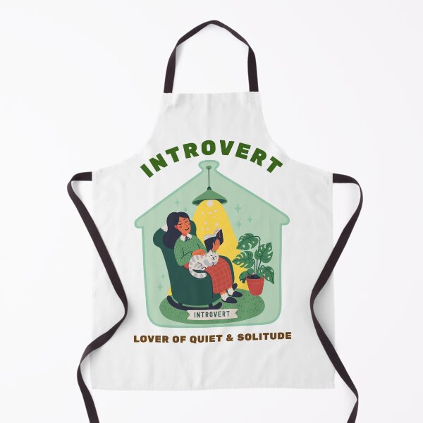 Item preview, Introvert Lover of Quiet and Solitude – Cozy Cat Reading Design designed and sold by MorningT.