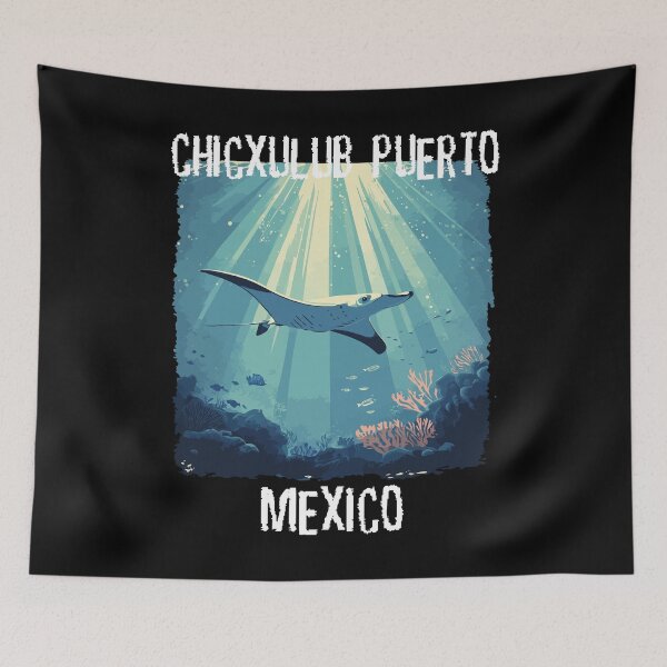 Item preview, Chicxulub Puerto (with White Lettering) designed and sold by VelvetRoom.
