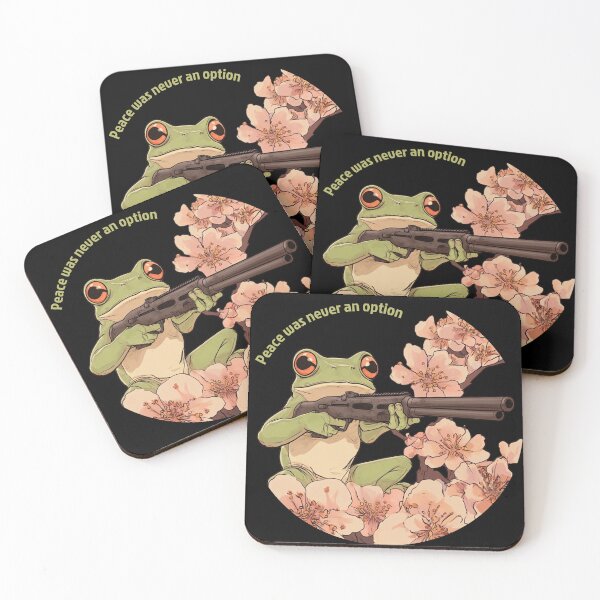 Item preview, Peace was never an option frog designed and sold by beAwareShop.