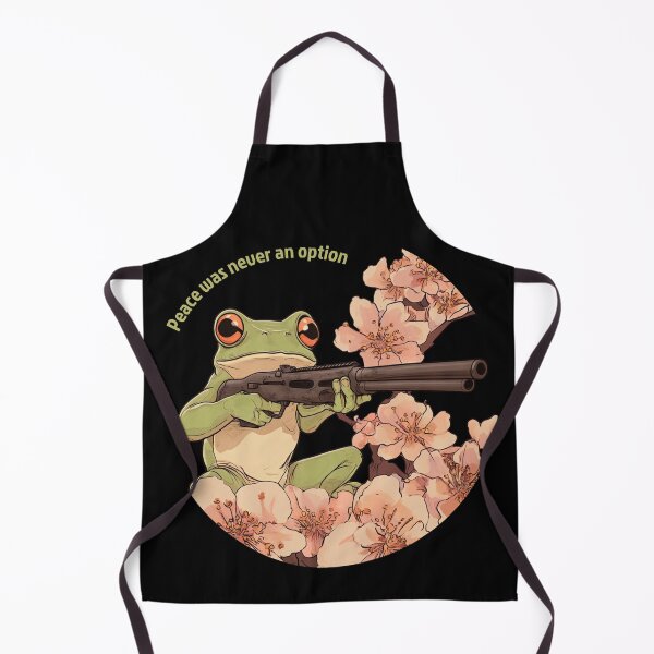 Item preview, Peace was never an option frog designed and sold by beAwareShop.