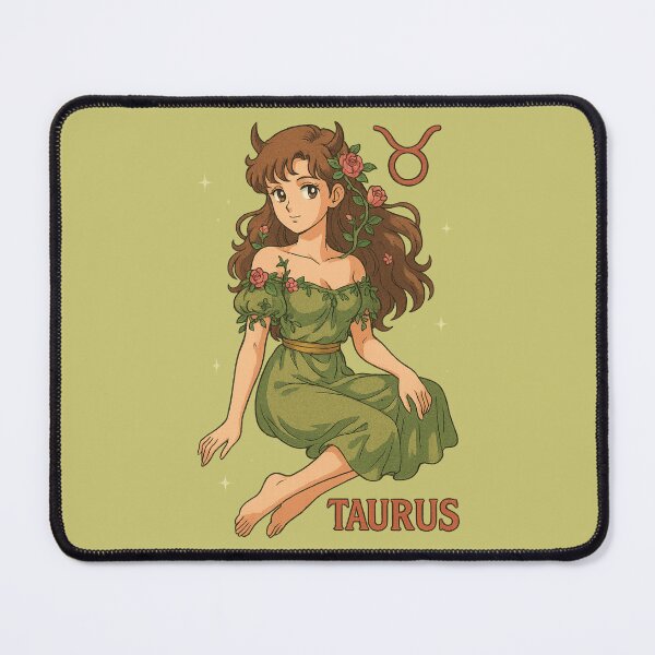 Item preview, Taurus Sign Anime 80s style designed and sold by Mistic-Fox.