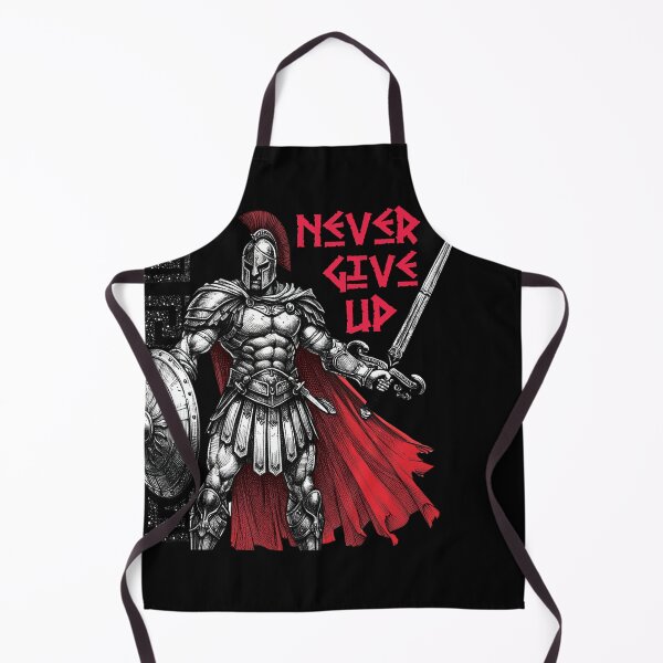 Item preview, Greek Gladiator Never Give Up designed and sold by MichaelAlanDesigns.
