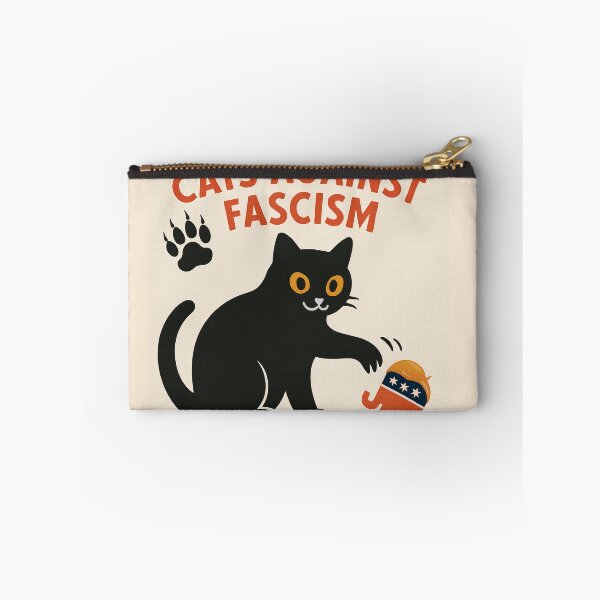 Aperçu de l'œuvre Les chats contre le fascisme créée et vendue par Arcane Whiskers.