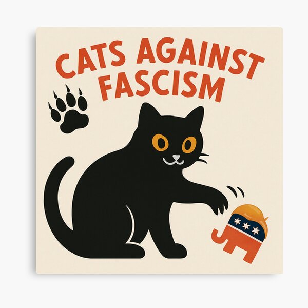 Artikel-Vorschau von Katzen gegen Faschismus, designt und verkauft von Arcane Whiskers.