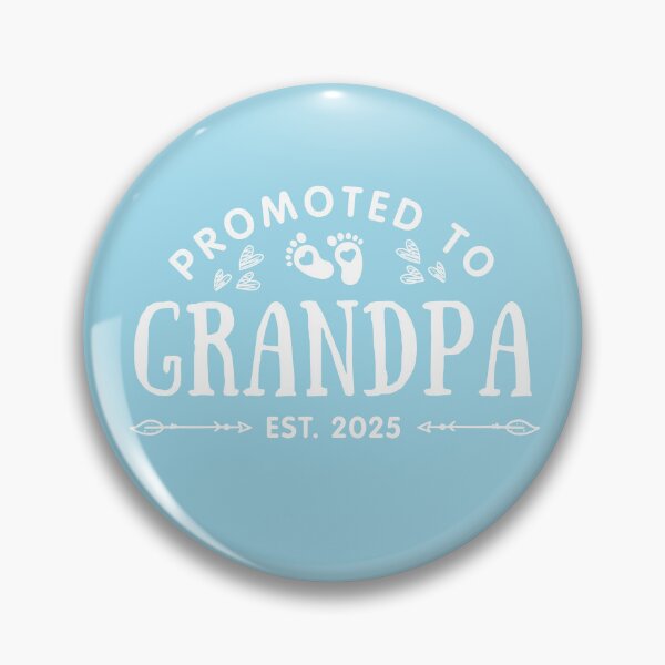 Item preview, Promoted to Grandpa EST 2025 - Funny Gift for New Grandpa in 2025 designed and sold by patternjp.