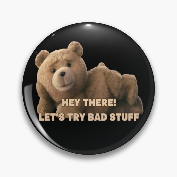 Item preview, HEY THERE! LET’S TRY BAD STUFF!!!!! designed and sold by Ayman Toumarti.