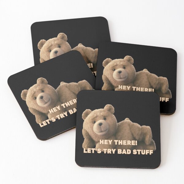 Item preview, HEY THERE! LET’S TRY BAD STUFF!!!!! designed and sold by Ayman Toumarti.
