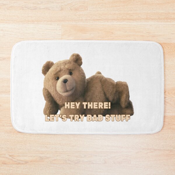 Item preview, HEY THERE! LET’S TRY BAD STUFF!!!!! designed and sold by Ayman Toumarti.