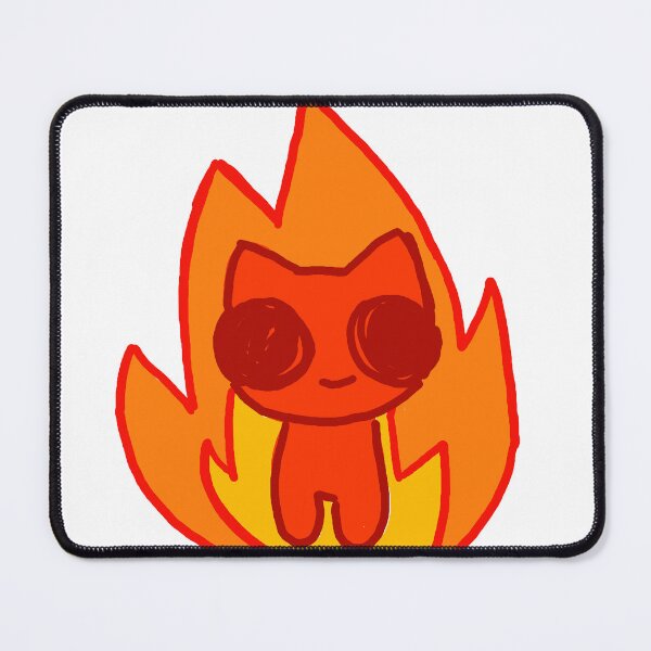 Item preview, I'm fine... Cat on Fire designed and sold by Sneaky-Beans.