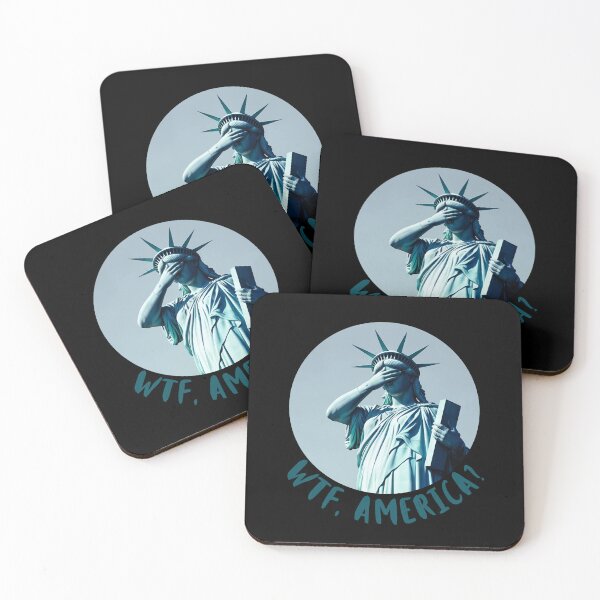 Item preview, wtf, america? designed and sold by DesignByMalwina.