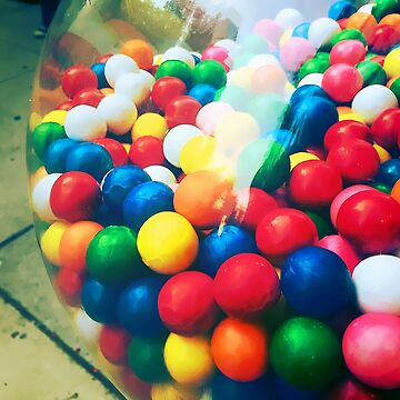 Artwork thumbnail, Gumballs in the Machine by OneDayArt