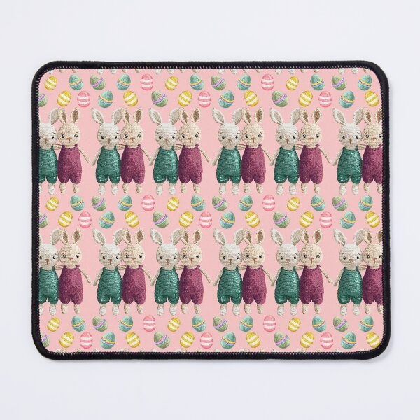 Item preview, Knitted Bunny Friends - Happy Easter Illustration for Spring Celebrations designed and sold by Pandositive.