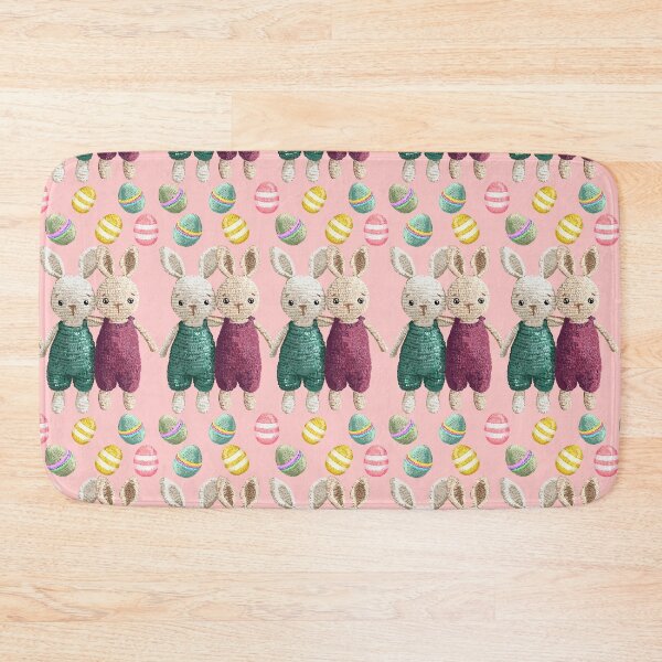 Item preview, Knitted Bunny Friends - Happy Easter Illustration for Spring Celebrations designed and sold by Pandositive.