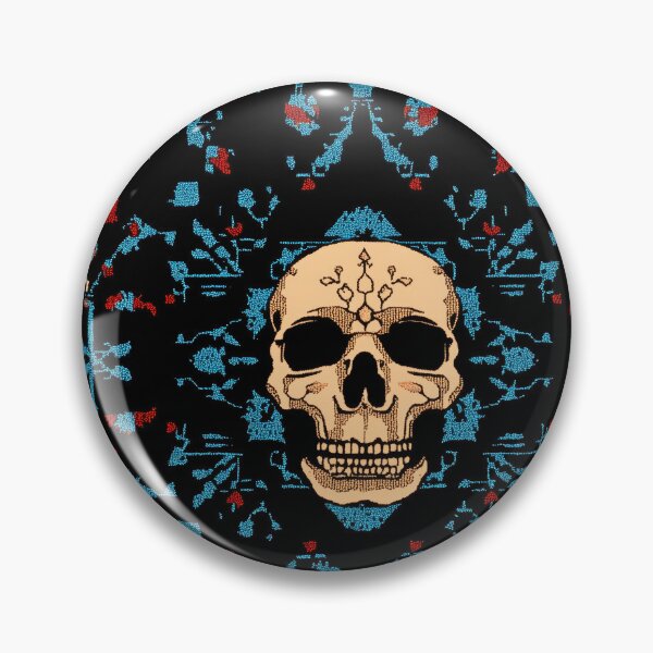 Item preview, Cyberpunk Skull Tapestry with Ornate Frame designed and sold by TheOctopusRage.