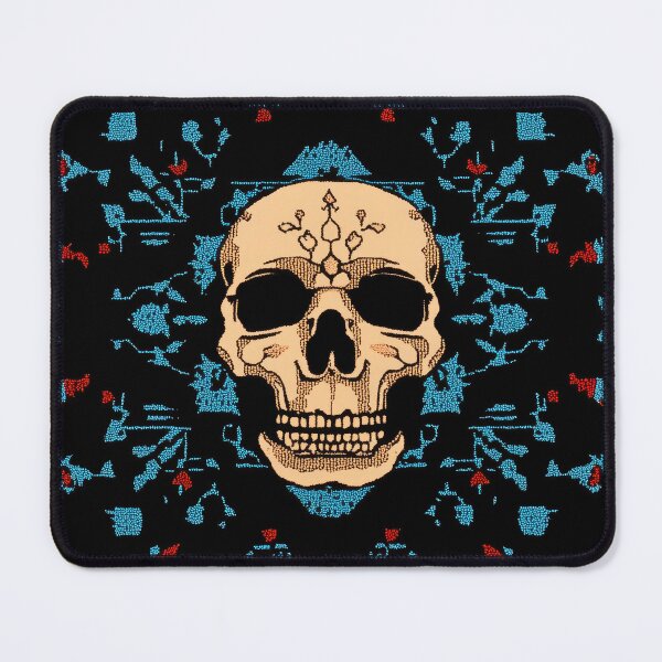 Item preview, Cyberpunk Skull Tapestry with Ornate Frame designed and sold by TheOctopusRage.