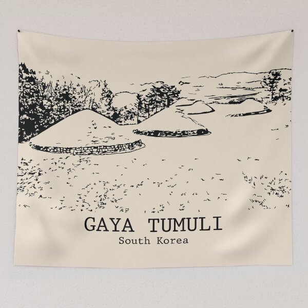 Item preview, Gaya Tumuli - South Korea designed and sold by Lakeric Cityscapes.