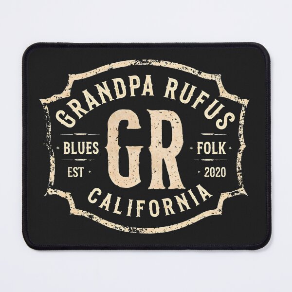 Aperçu de l'œuvre Badge vintage Granpda Rufus créée et vendue par grandparufus.