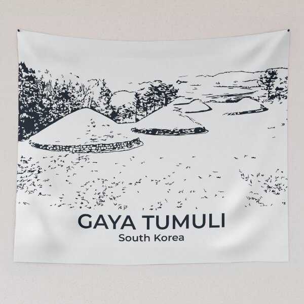 Item preview, Gaya Tumuli - South Korea designed and sold by Lakeric Cityscapes.