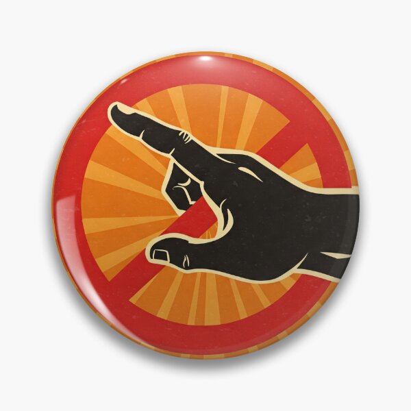 Item preview, Hands Off! usa  Anti-Contact Symbol Design protest designed and sold by Oblivyum.