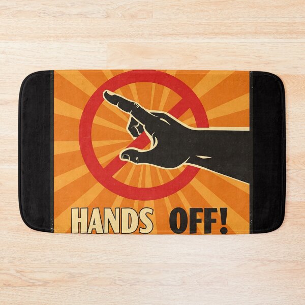 Item preview, Hands Off! usa  Anti-Contact Symbol Design protest designed and sold by Oblivyum.
