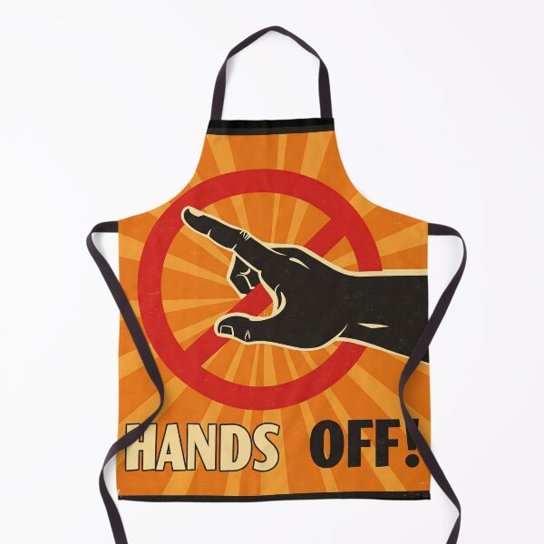 Item preview, Hands Off! usa Anti-Contact Symbol Design protest designed and sold by Oblivyum.