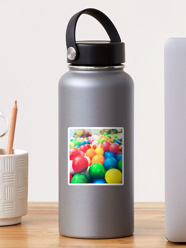 Thumbnail 1 of 3, Sticker, Gumballs in the Machine 2 designed and sold by OneDayArt.