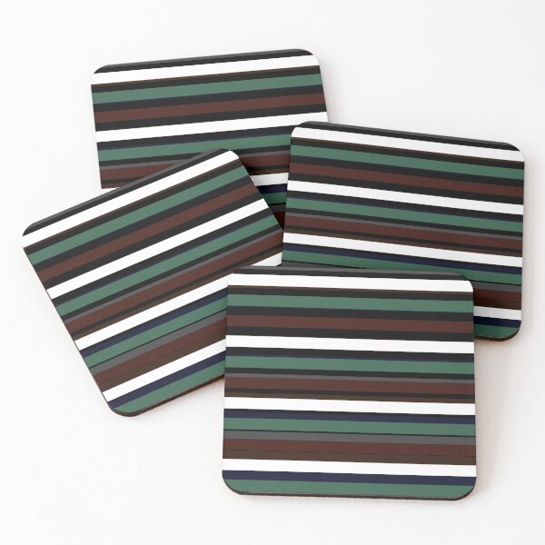Item preview, multicolor stripes pattern designed and sold by cutecrazytshirt.