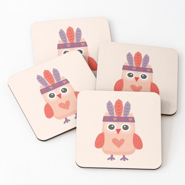 Item preview, Hipster Owlet on Blush Pink designed and sold by Daisy Beatrice.