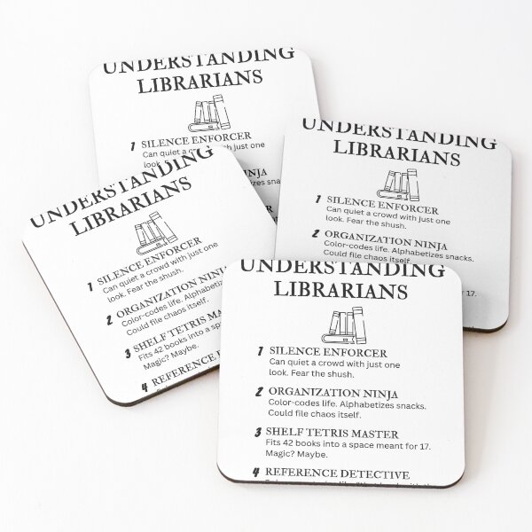 Item preview, UNDERSTANDING LIBRARIANS – Funny Definitions for Book Lovers and Library Nerds designed and sold by PsyFlow35.