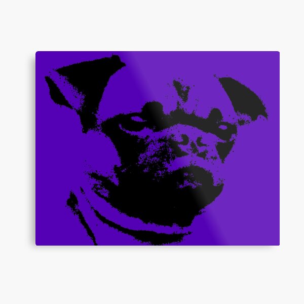 Artikel-Vorschau von Kopie von Black Pug Blue Background, designt und verkauft von volcanix.