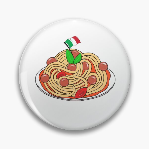 Artikelvorschau, Spaghetti und Fleischbällchen Italienische Flagge entworfen und verkauft von Sartoris Art.