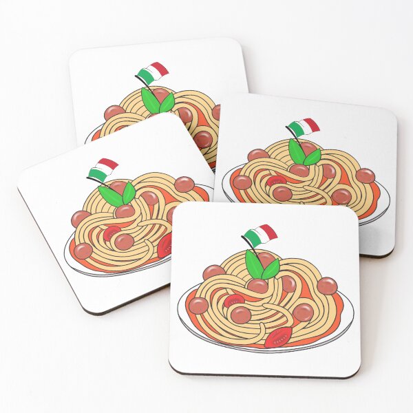 Item preview, Spaghetti and Meatballs Italy Flag designed and sold by Sartoris Art.