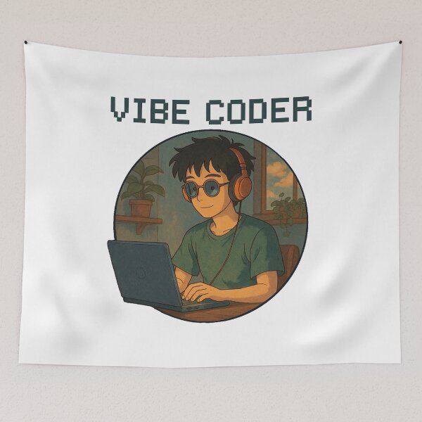 Item preview, Vibe Coder Boy designed and sold by nowchris.