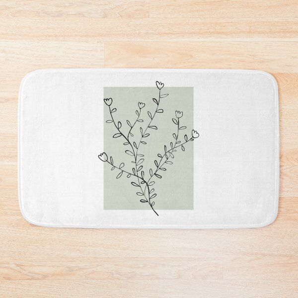 Item preview, Botanical Line Art 2, Sage Green Wall Art, Modern Minimalist Art by Synplus designed and sold by synplus.