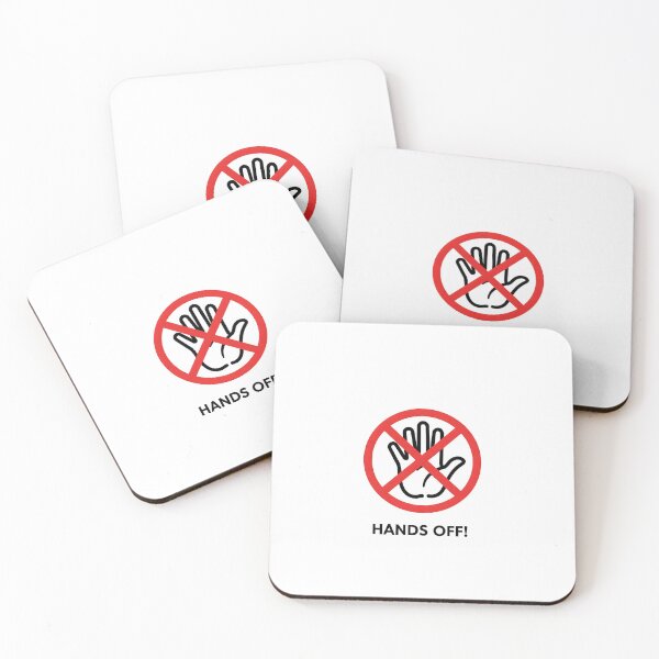 Item preview, No Touch Zone. Graphic Stop Hand Symbol for Personal Space hands off designed and sold by Oblivyum.